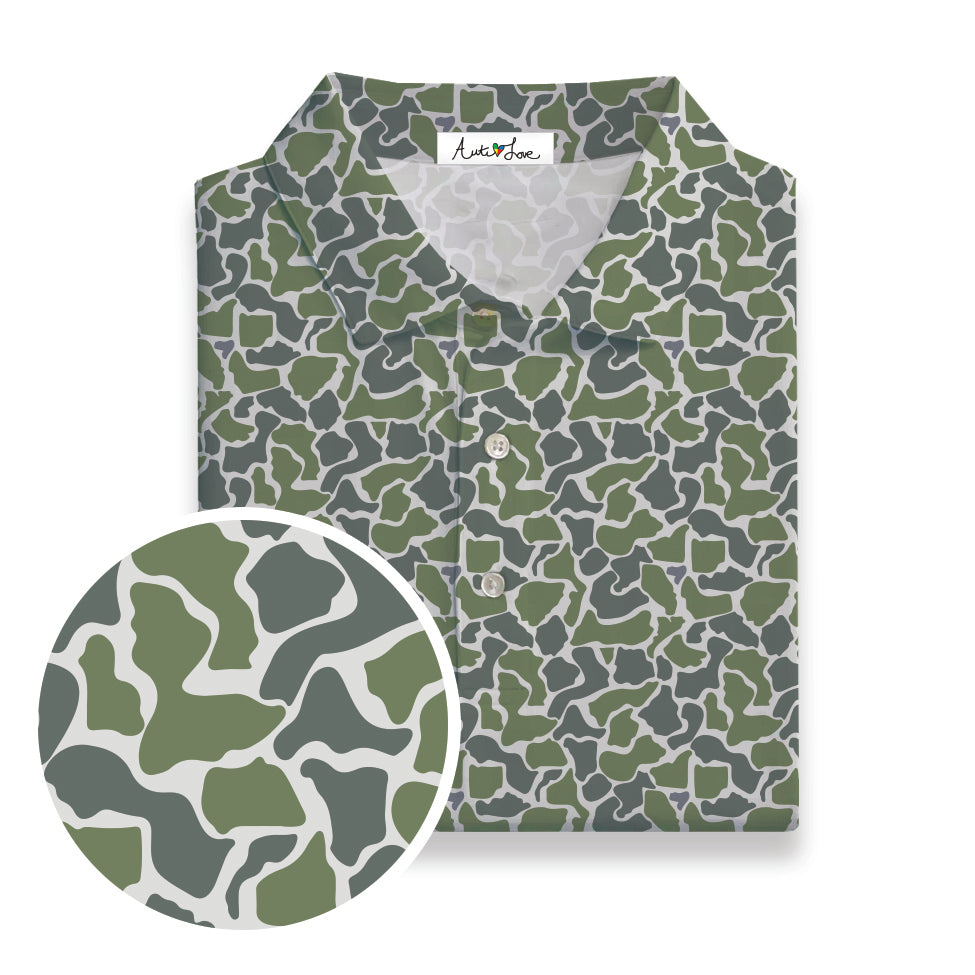 Asher's Camo Performance Polo