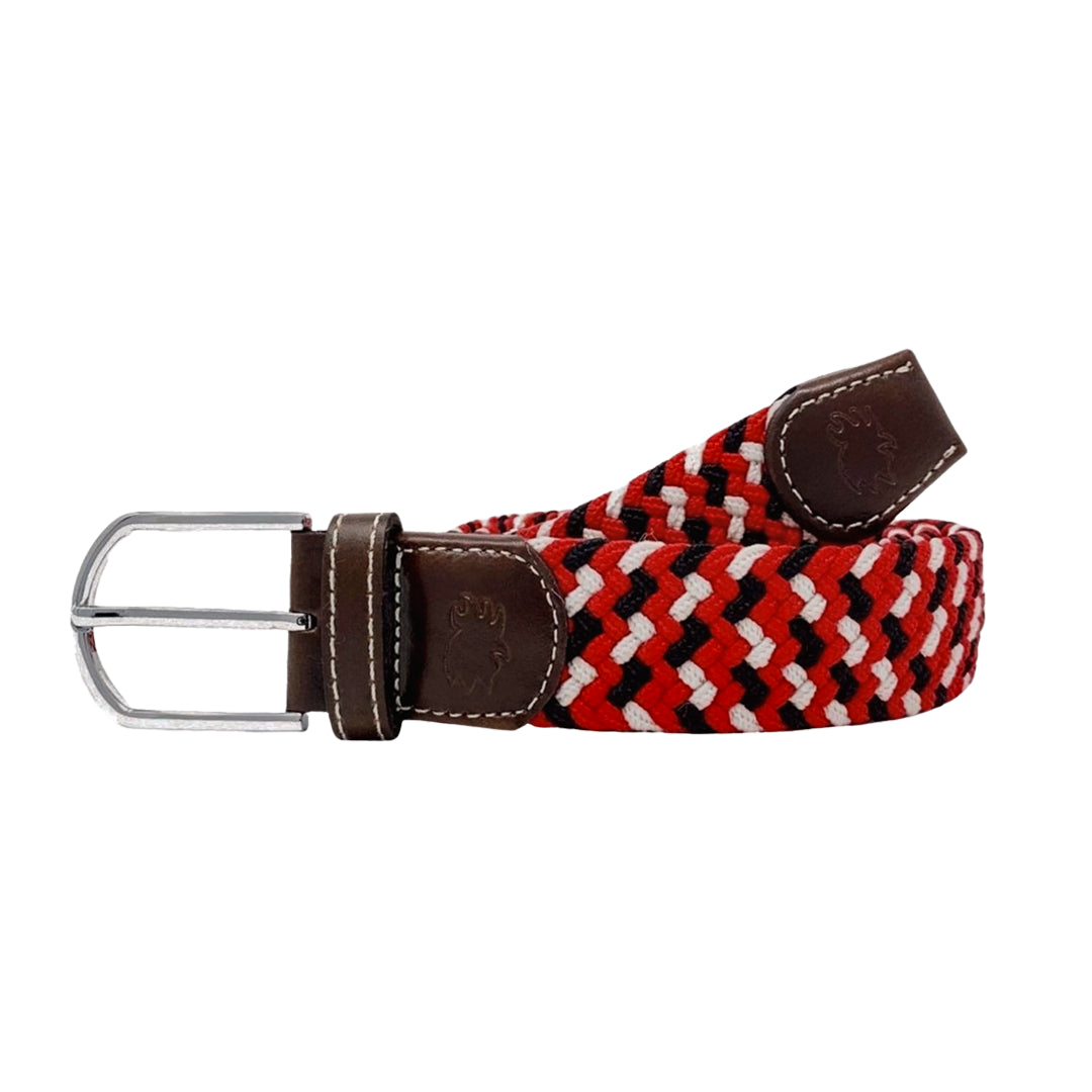 Brunswick Tri-Color Woven Stretch Belt