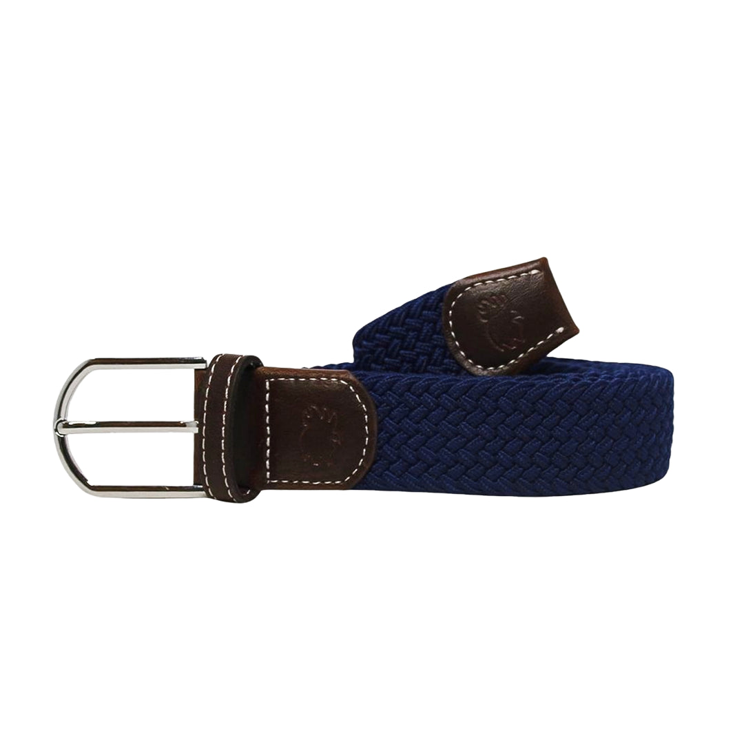 Pebble Beach Solid Woven Stretch Belt