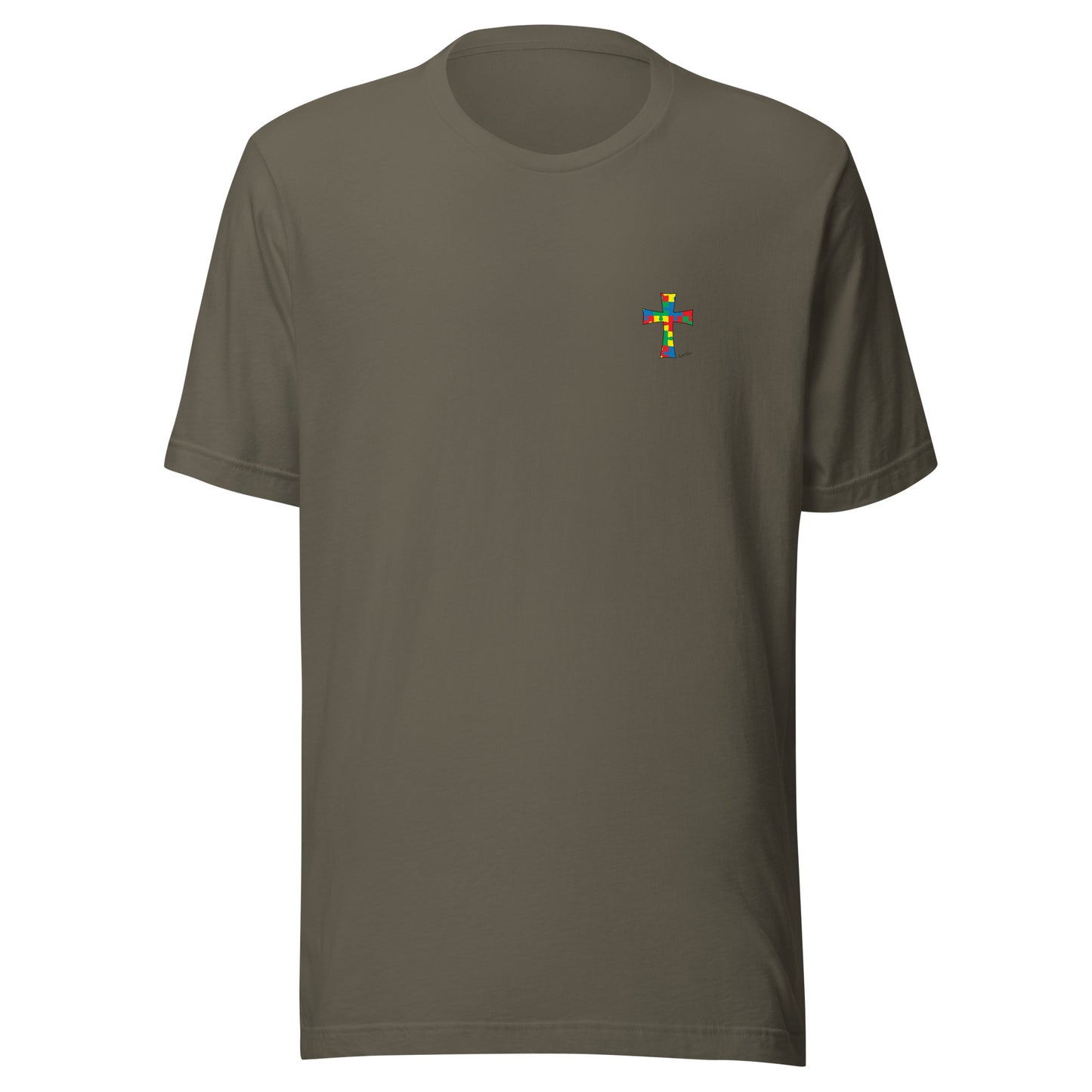 Cross Front Autilove Back T-shirt