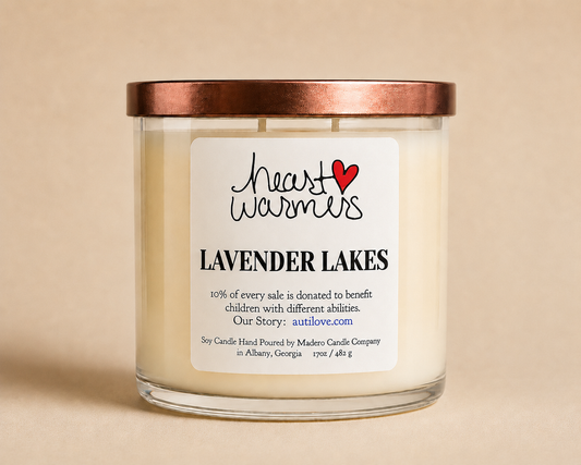 Lavender Lake – Heart Warmers™ 17oz Candle