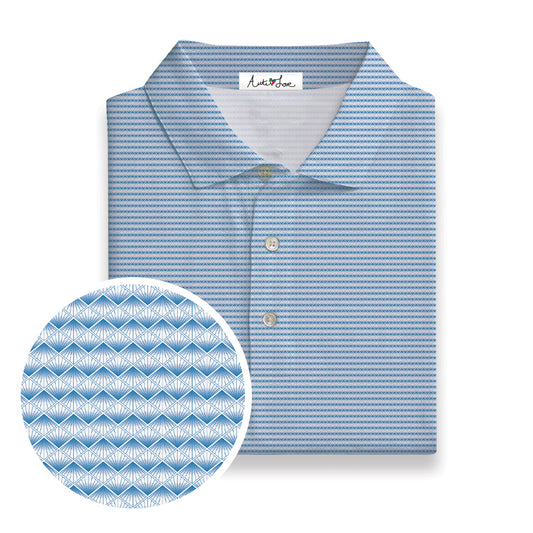 Light Blue Diamond Polo