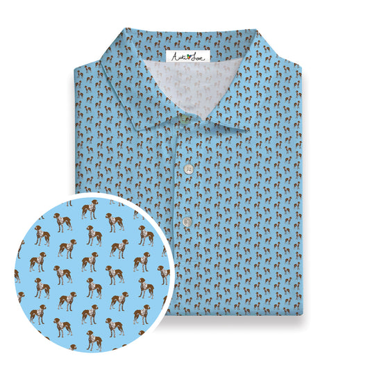 Baby Blue Pointer Polo