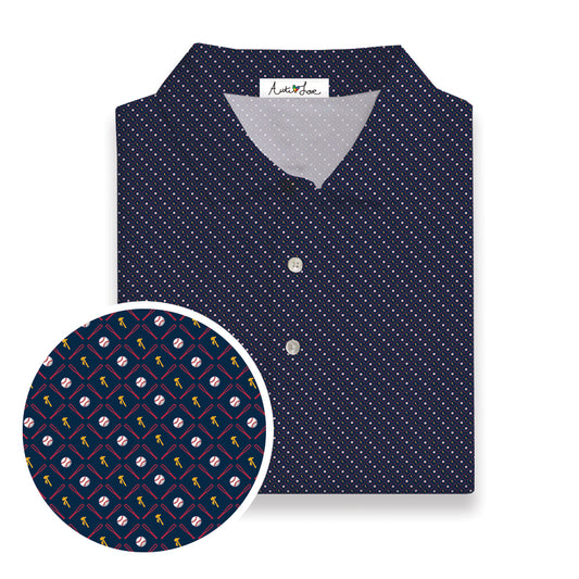 Atlanta Navy Blue Polo