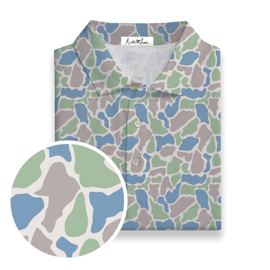 Coastal Camo Polo