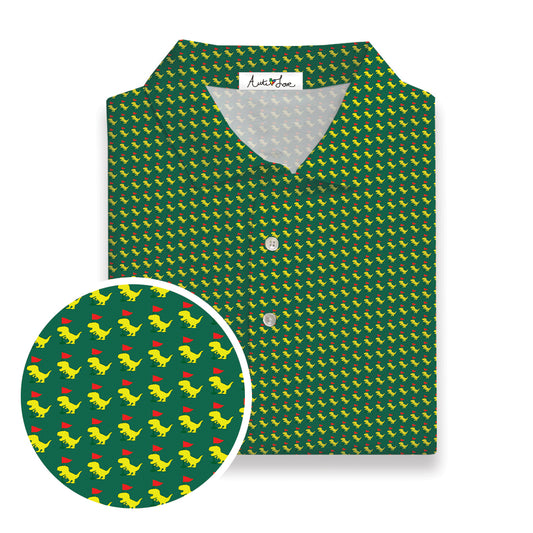 Green | Yellow T-Rex Polo