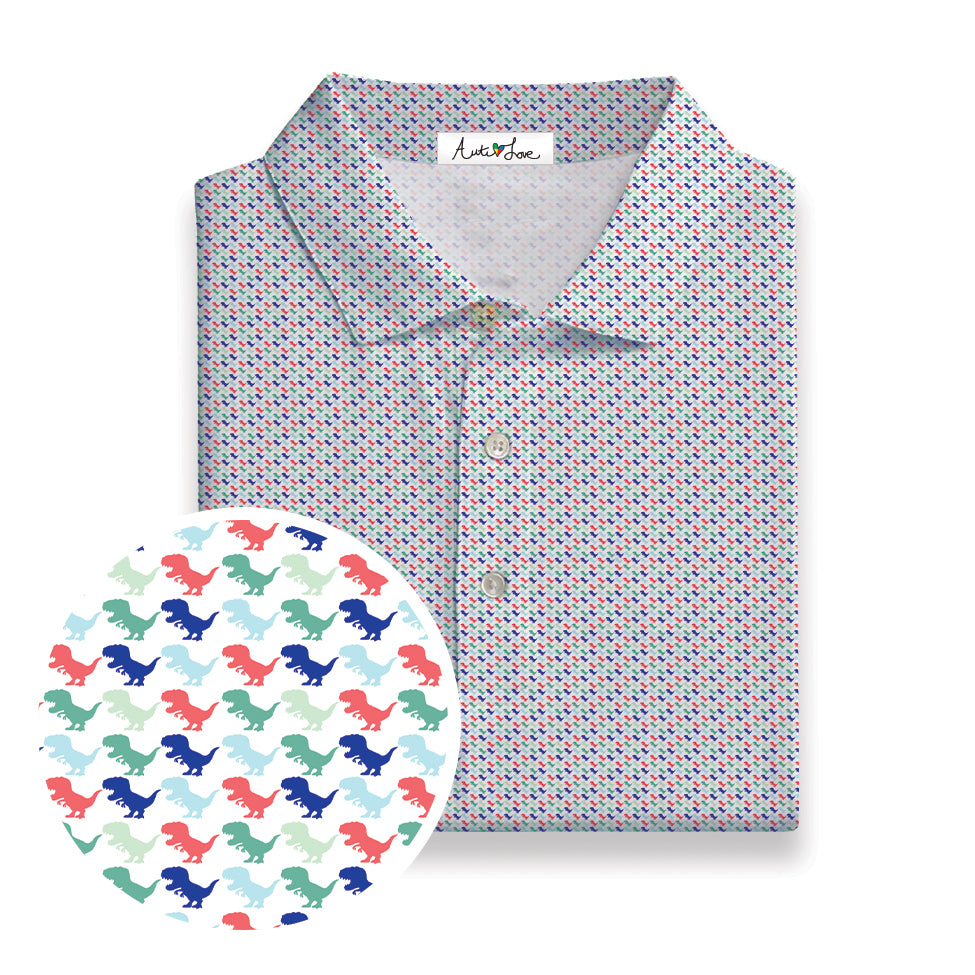 Multi-Color T-Rex Performance Polo