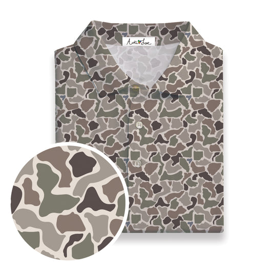 Old School Camo Polo