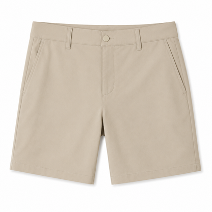 Stone Khaki Performance Shorts