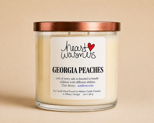 Georgia Peaches – Heart Warmers™ 17oz Candle