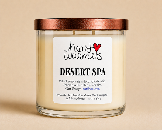 Desert Spa – Heart Warmers™ 17oz Candle