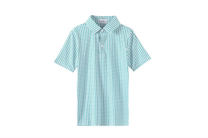 Men's Green T-Rex Performance Polo