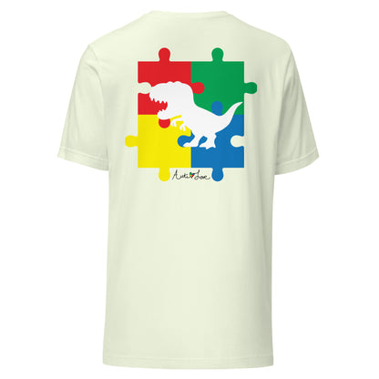 Unisex T-Rex Puzzle T-Shirt