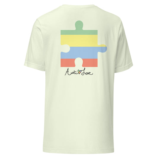 Unisex Puzzle Ribbon T-Shirt