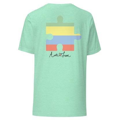 Unisex Puzzle Ribbon T-Shirt