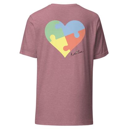 Unisex Puzzle Piece Heart T-Shirt