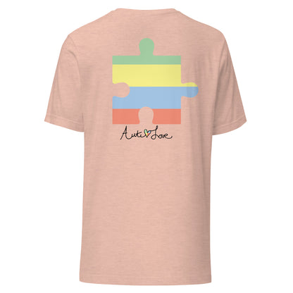 Unisex Puzzle Ribbon T-Shirt