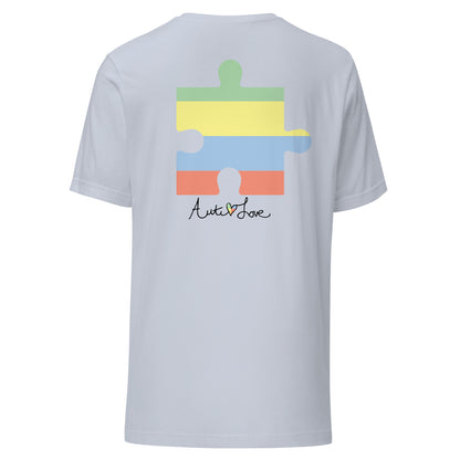 Unisex Puzzle Ribbon T-Shirt